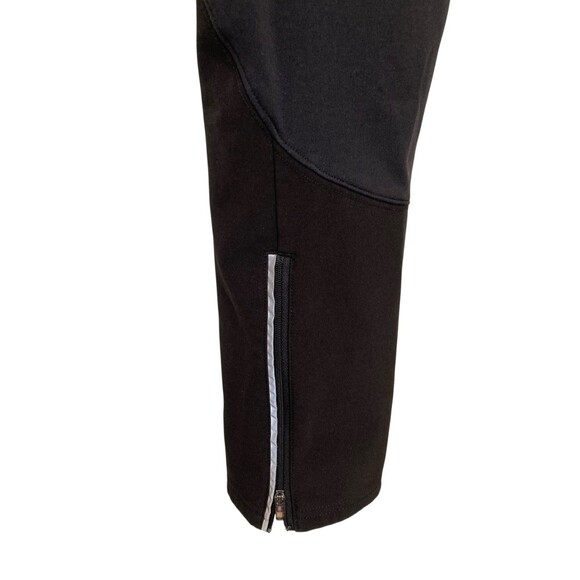 Title Nine Cold Killer Fleece Lined Black Performance Ankle Zip Pants Medium - Picture 8 of 15